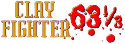 Le logo du jeu ClayFighter 63 1/3