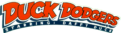 Le logo du jeu Duck Dodgers Starring Daffy Duck