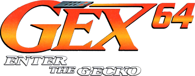 Le logo du jeu Gex 64: Enter the Gecko