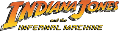 Le logo du jeu Indiana Jones and the Infernal Machine