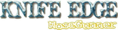Le logo du jeu Knife Edge: Nose Gunner
