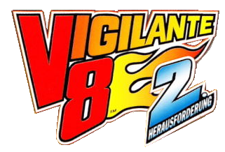 Le logo du jeu Vigilante 8: 2. Herausforderung
