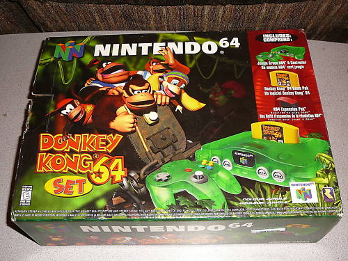 The picture of bundle Nintendo 64 Donkey Kong 64 Set (United States)