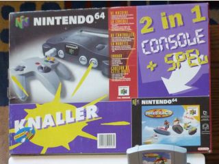 The picture of the 2-in-1 Console + Spel : Wave Race 64 (Netherlands) bundle