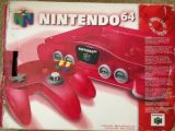 The picture of the Nintendo 64 : Une série fantastique : rouge pastèque (Canada) bundle