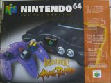 The picture of the Nintendo 64 Edição Especial! Atomic Purple (Brazil) bundle