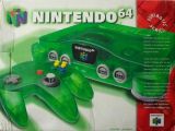 The picture of the Nintendo 64 Funtastic Series: Jungle Green (United States) bundle