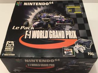 The picture of the Nintendo 64 Le Pack F1 World Grand Prix (France) bundle