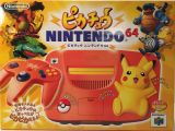 The picture of the Nintendo 64 Pikachu Edition Orange (Japan) bundle
