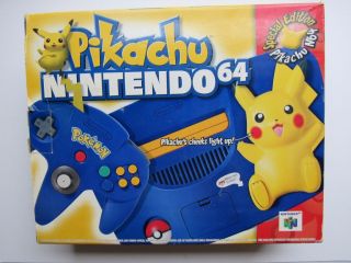 The picture of the Nintendo 64 Special Edition Pikachu (United States) bundle