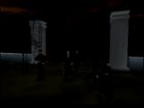 Fin du niveau Statue de Goldeneye 007 sur Nintendo 64 : James Bond est prisonnier de Mishkin