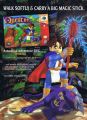 Publicité américaine pour le jeu Holy Magic Century ou Quest 64 sur Nintendo 64. Walk softly and carry a big magic stick