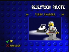 Choix du pilote (Lego Racers)