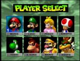 Ecran de sélection du personnage. Bowser a sacrément rapetissé depuis Super Mario 64 !