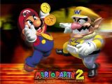 Artwork de Mario Party 2 avec Mario et Wario