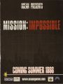 Publicité pour le jeu Mission : Impossible. Sortie à l'été 1998.