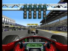 Dernière place sur la ligne de départ, il va falloir s'accrocher pour remonter des places ! (Monaco Grand Prix Racing Simulation 2)