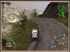 Les circuits sont sinueux (Monster Truck Madness 64)