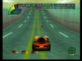 Let's try to really race in Carmageddon 64. The cube of pixels in front of you is one of your opponents. 