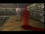 Dans le jeu Castlevania sur Nintendo 64, voici un monstre formé de sang! Il n'a pas l'air commode...Reinhardt a intérêt à être prudent.