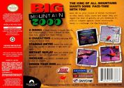 Scan de la face arrière de la boite de Big Mountain 2000