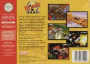 Scan of back side of box of Blast Corps