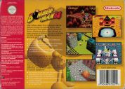 Scan of back side of box of Bomberman 64