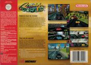 Scan of back side of box of Cruis'n World