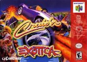 Scan of front side of box of Cruis'n Exotica