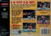 Scan de la face arrière de la boite de ECW Hardcore Revolution