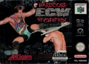 Scan de la face avant de la boite de ECW Hardcore Revolution