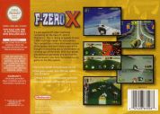Scan of back side of box of F-Zero X