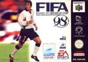 Scan of front side of box of FIFA 98: Road to World Cup 98