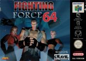 Scan of front side of box of Fighting Force 64