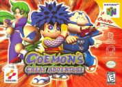 Scan of front side of box of Goemon's Great Adventure