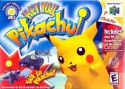 Scan of front side of box of Hey You, Pikachu! - Bundle with a microphone