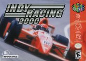 Scan of front side of box of Indy Racing 2000