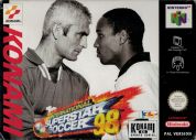 Scan of front side of box of International Superstar Soccer 98