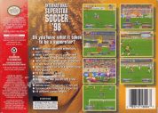 Scan de la face arrière de la boite de International Superstar Soccer 98