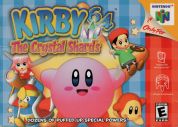 Scan of front side of box of Kirby 64: The Crystal Shards