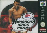 Scan of front side of box of Knockout Kings 2000