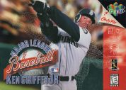Scan of front side of box of Major League Baseball Featuring Ken Griffey, Jr.
