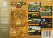 Scan de la face arrière de la boite de Mario Kart 64