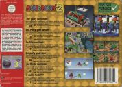 Scan of back side of box of Mario Party 2