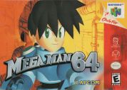 Scan of front side of box of Mega Man 64