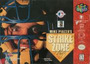 Scan of front side of box of Mike Piazza's Strike Zone