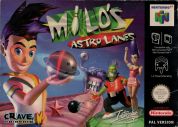 Scan of front side of box of Milo's Astro Lanes