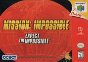 Scan of front side of box of Mission: Impossible
