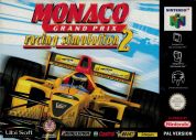Scan of front side of box of Monaco Grand Prix Racing Simulation 2