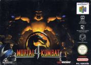 Scan of front side of box of Mortal Kombat 4